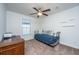Bedroom featuring a desk, trundle bed, and a ceiling fan at 1607 Roustabout Way, Charleston, SC 29414