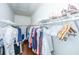 Walk-in closet provides ample storage with shelving and hanging space for clothes and shoes at 1607 Roustabout Way, Charleston, SC 29414