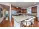 Beautiful kitchen featuring granite countertops, stainless steel appliances, and a center island with seating at 1607 Roustabout Way, Charleston, SC 29414