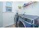 Well-equipped laundry room with modern washer and dryer, offering convenience and functionality at 1607 Roustabout Way, Charleston, SC 29414