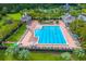 Community swimming pool with ample lounge seating and an expansive deck for residents at 1844 Hubbell Dr, Mount Pleasant, SC 29466