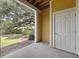 Covered patio offering serene views of the lush green landscape at 1915 Chatelain Way, Mount Pleasant, SC 29464