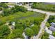 Expansive aerial view showcasing lush greenery, a serene waterway, and charming homes nestled in a vibrant community at 1915 Quitman St, North Charleston, SC 29405