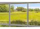 Window view of open meadow from interior at 1915 Quitman St, North Charleston, SC 29405