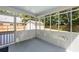 Screened porch offers views of the fenced yard and storage shed at 2009 Arundel Pl, Mount Pleasant, SC 29464