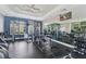 A well-equipped fitness center with weights, machines, and mirrored wall for a complete workout at 2011 N Highway 17 # 1400P, Mount Pleasant, SC 29466