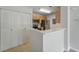 Modern kitchen featuring stainless steel appliances, wooden cabinets, and white countertops at 2011 N Highway 17 # 1400P, Mount Pleasant, SC 29466