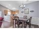 View of the dining area and kitchen at 232 Moon Dance Ln, Summerville, SC 29483
