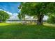 Beautiful community picnic area with lush landscaping and views of the water at 2847 Limestone Blvd, Charleston, SC 29414
