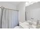 Bright bathroom featuring a large mirror, neutral walls, and combination shower-bathtub at 3020 River Vista Way, Mount Pleasant, SC 29466