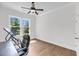Bright office space with hardwood floors, natural light, and neutral walls creating an ideal work environment at 3020 River Vista Way, Mount Pleasant, SC 29466