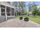 Outdoor patio area with stylish seating and views of the backyard at 3020 River Vista Way, Mount Pleasant, SC 29466