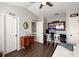 Bright bedroom provides versatility as a home office or guest space, with plenty of natural light at 312 Kelsey Blvd, Wando, SC 29492