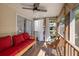 Enclosed porch offers a cozy seating area, perfect for relaxation and enjoying the outdoors at 312 Kelsey Blvd, Wando, SC 29492