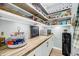 Well-organized pantry with ample shelving, wooden countertops, and modern appliances at 331 Saddlewood Dr, Charleston, SC 29414