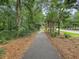 Nature walking path lined with mature trees, offering a serene escape and beautiful views at 3769 Summerton St, Mount Pleasant, SC 29466