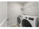 Laundry room with new, front-load washer and dryer at 425 W Respite Ln, Summerville, SC 29483