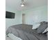 Comfortable bedroom featuring neutral walls, large bed, and a wall-mounted television at 505 Spanish Wells Road Rd, Summerville, SC 29486
