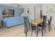 Open-concept dining room, connected to the living room and kitchen, with seating for six at 505 Spanish Wells Road Rd, Summerville, SC 29486