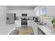 Modern kitchen featuring stainless steel appliances, subway tile backsplash, and granite countertops at 505 Spanish Wells Road Rd, Summerville, SC 29486