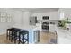 Kitchen with a peninsula seating area, stainless appliances, and granite countertops at 505 Spanish Wells Road Rd, Summerville, SC 29486