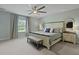 Beautifully designed main bedroom featuring a stylish furniture and plenty of natural light at 505 Spanish Wells Road Rd, Summerville, SC 29486