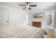 Bright bedroom featuring hard wood floors, ceiling fan and natural light at 518 Woodward Blvd, Summerville, SC 29483