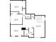 Detailed floor plan showcasing bedroom, bathroom, Gathering room, and hall dimensions for a comprehensive property overview at 536 Man O War Ln, Moncks Corner, SC 29461