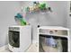 Bright laundry room with modern washer and dryer units and ample storage space at 554 Tidewater Chase Ln, Summerville, SC 29486