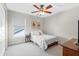 Cozy bedroom with soft natural light, ceiling fan and stylish furnishings creating a relaxing retreat at 644 Grassy Hill Rd, Summerville, SC 29483