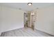 Clean bedroom with closet access provides a tranquil atmosphere and ample storage at 670 Dupre Rd, McClellanville, SC 29458