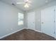 Bedroom featuring a ceiling fan, hardwood floors and natural light from a window at 687 Ponderosa Dr, Charleston, SC 29414