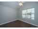 Bedroom featuring a ceiling fan, hardwood floors and natural light from a window at 687 Ponderosa Dr, Charleston, SC 29414