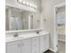 Bright bathroom with dual sinks and modern vanity at 9253 N Moreto Cir, Summerville, SC 29485
