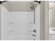 Clean bathroom with modern shower fixtures, shower head, and storage shelves at 9253 N Moreto Cir, Summerville, SC 29485