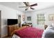 Spacious bedroom featuring vintage furniture, stylish wood accents and natural light at 1067 Loyalist Ln, Mount Pleasant, SC 29464