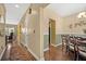 Open-concept dining area flows seamlessly from the living space for easy entertaining at 112 Worthington Dr, Moncks Corner, SC 29461