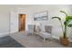 Bedroom features carpet floors, chairs and plant at 123 Gaslight Blvd, Summerville, SC 29483