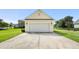 Detached two-car garage on property at 123 Gaslight Blvd, Summerville, SC 29483