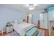 Comfortable bedroom with ample closet space, stylish rug, and side bench at 131 Harvey Ave, Goose Creek, SC 29445