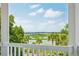 Balcony view with trees and bridge at 1621 Folly Creek Way # D-8, Charleston, SC 29412