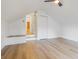 The finished attic has laminate flooring and a closet at 2020 Piper Dr, Charleston, SC 29407
