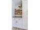 Shelving nook with floating wooden shelves at 2020 Piper Dr, Charleston, SC 29407