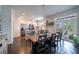 Bright kitchen with granite countertops, stainless steel appliances, and dining area at 2024 Lanneau Ln, Johns Island, SC 29455