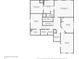 Floor plan of the house featuring several bedrooms and bathrooms, and laundry room on the second floor at 2106 Clipstone Dr, Ladson, SC 29456