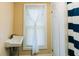 Bathroom with shower, toilet, and vanity at 21877 Lowcountry Hwy, Ruffin, SC 29475