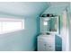 Bathroom with a vanity, mirror and light fixture, and window providing natural light at 21877 Lowcountry Hwy, Ruffin, SC 29475
