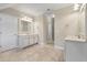 Bathroom with a large mirror, vanity, and doorway to an additional room at 3028 River Vista Drive Way, Mount Pleasant, SC 29466