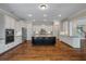 Bright, open kitchen features large island, stainless steel appliances, and ample storage at 3028 River Vista Drive Way, Mount Pleasant, SC 29466