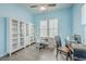 Well-lit office with built in cabinet and storage providing a comfortable work environment at 312 Cypress Knee Landing, Summerville, SC 29483